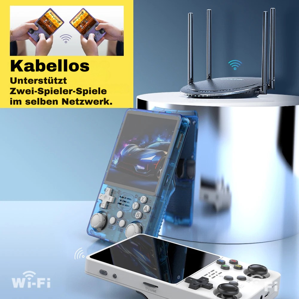 R36Plus Retro Handheld Konsole 4" IPS Linux 64Bit RK3326 N64 PS1 Portable