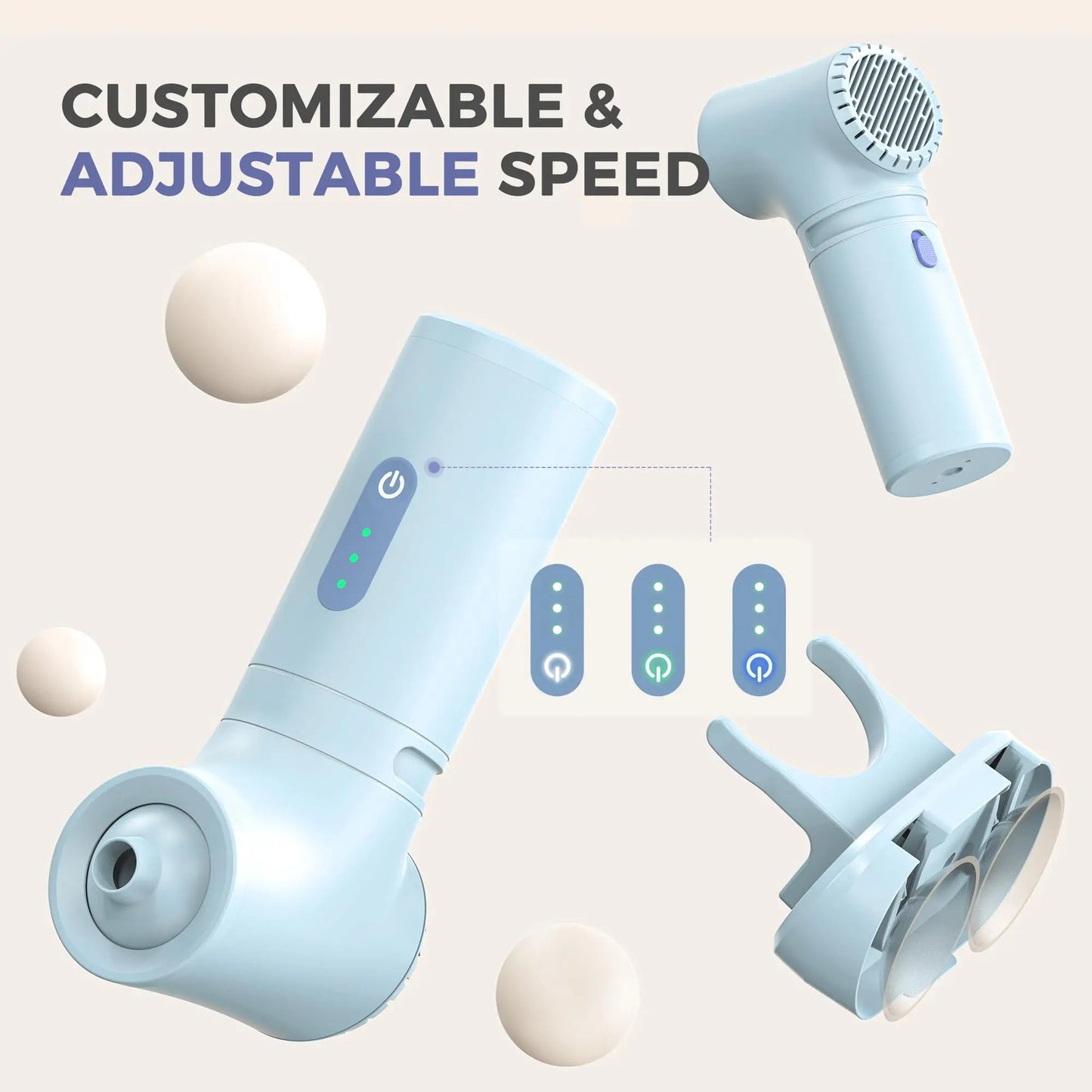 Momfann Cordless Bath Jet Spa – Portable Bathtub Accessory