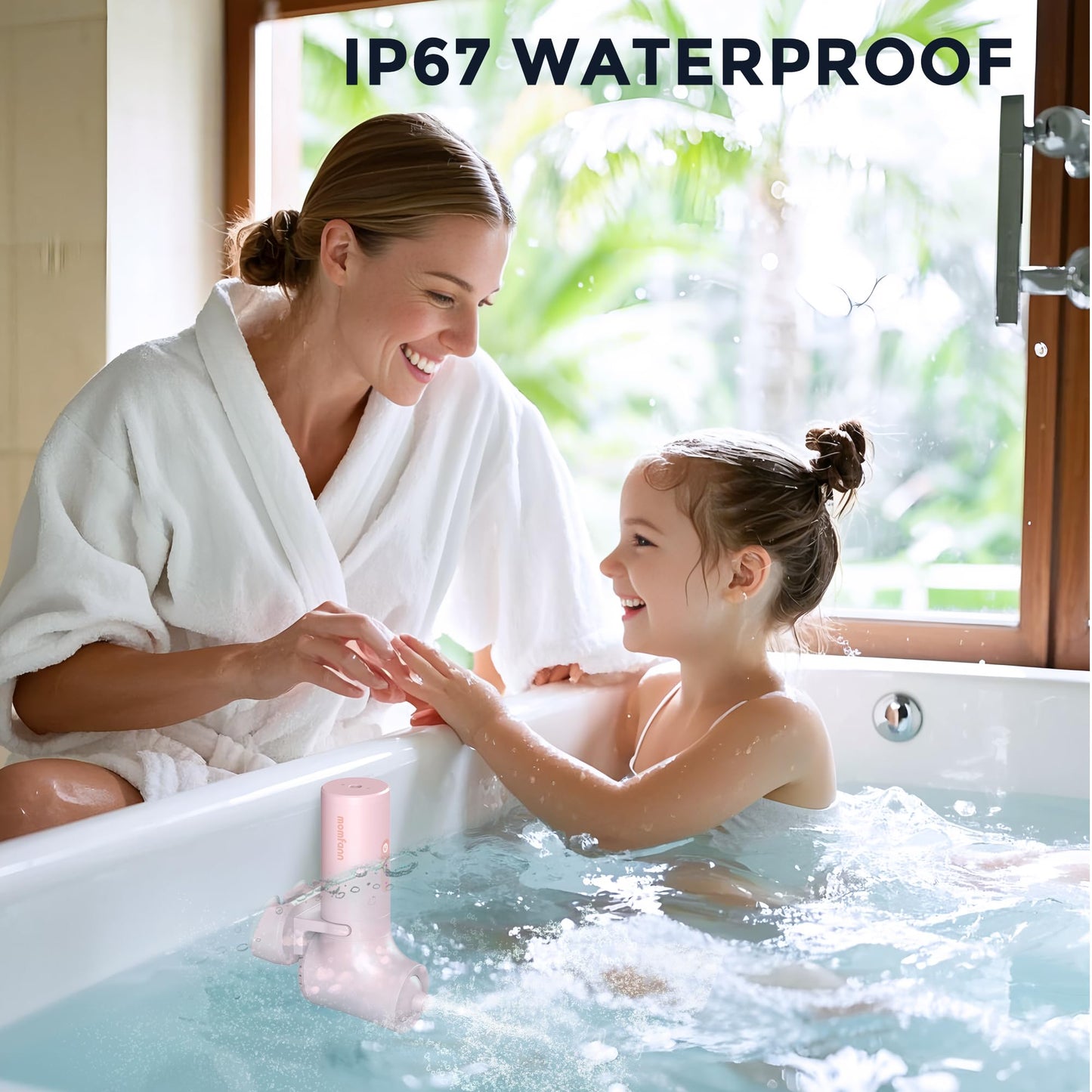Momfann Cordless Bath Jet Spa – Portable Bathtub Accessory