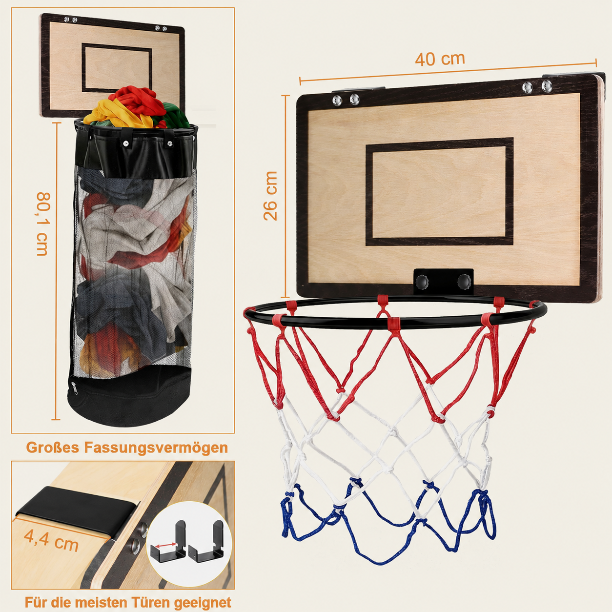 Basketball-Wäschekorb